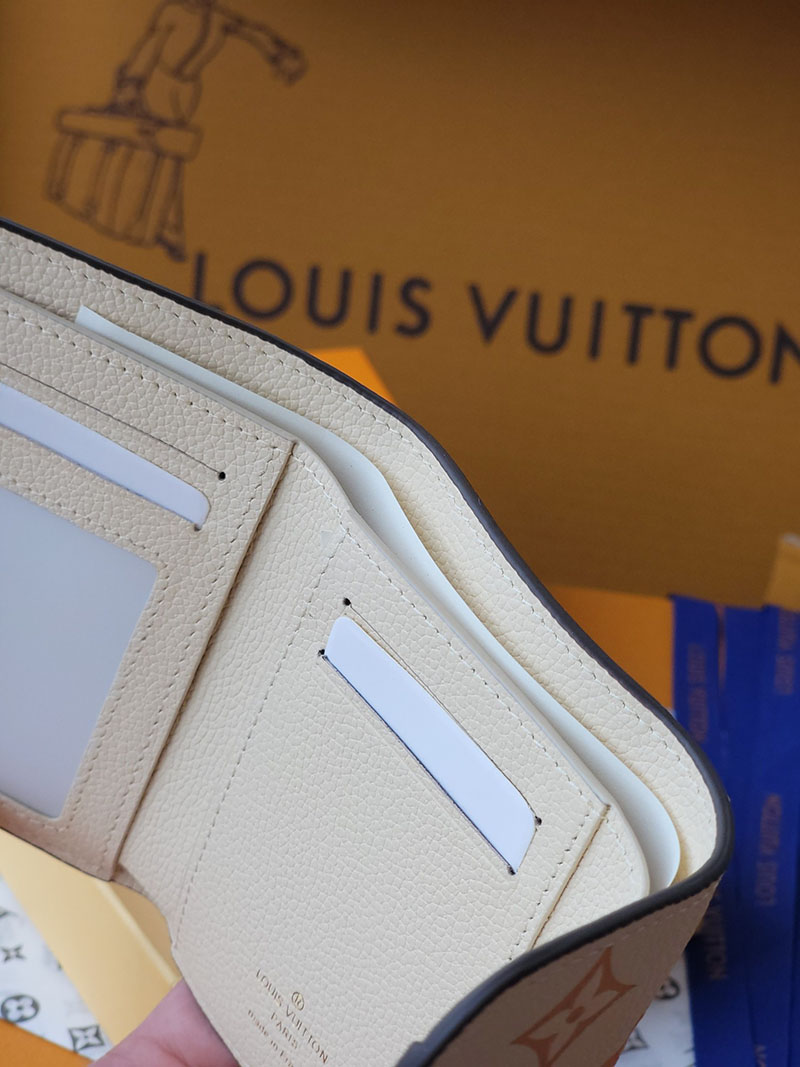LOUIS VUITTON ポルトフォイユ・イリス 三つ折り財布 lv301549 シャマロウ ピンク 超N品 ルイヴィトン ミニ財布 ピンク - 画像 (3)