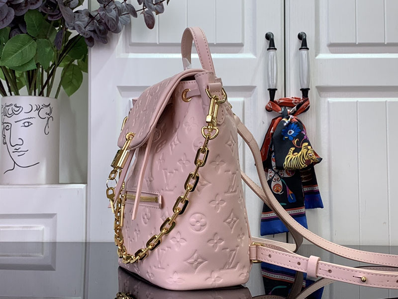 LOUIS VUITTON クッサン バックパック PM lv301557 オパール ピンク 超N品 ルイヴィトン リュック ピンク - 画像 (9)
