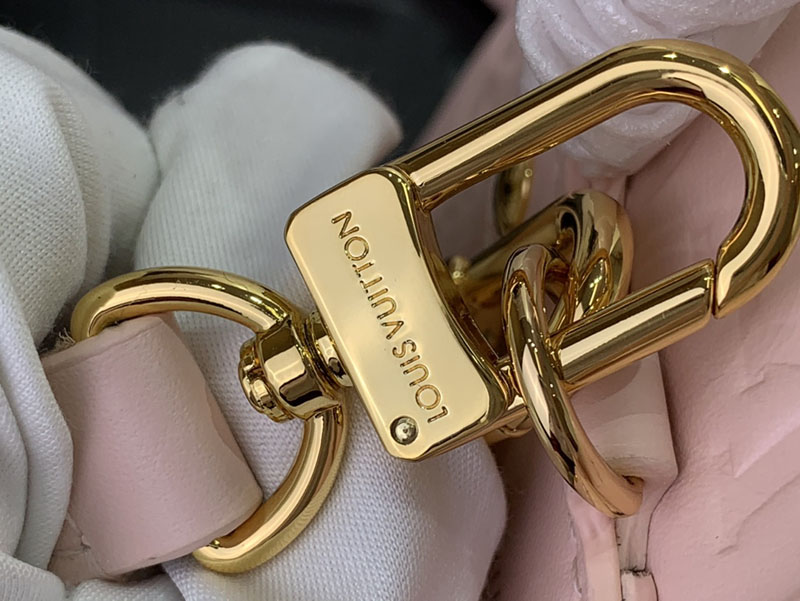 LOUIS VUITTON クッサン バックパック ミニ M13389 RFID モノグラム ラムレザー ジャスマン ピンク ゴールド金具 超N品 - 画像 (5)