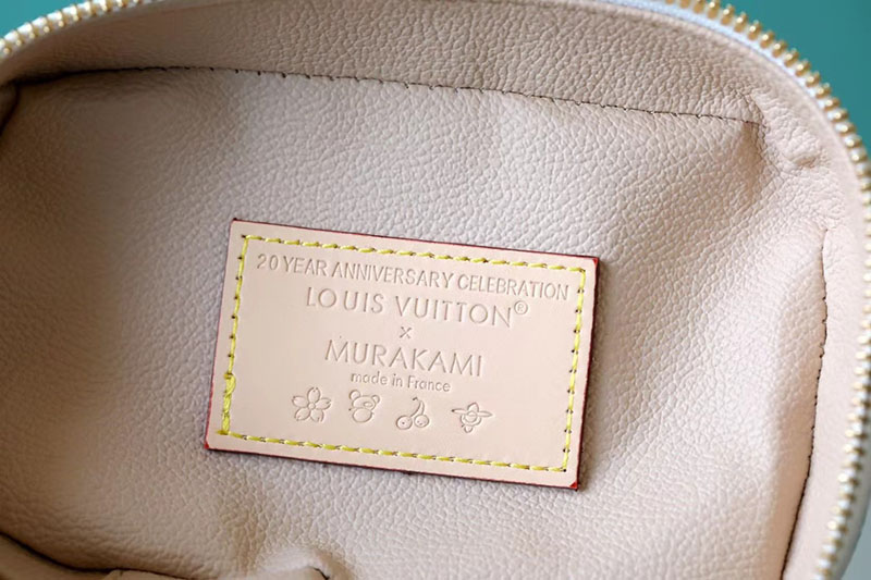 LOUIS VUITTON ルイヴィトン x 村上隆 lv301579 LV × TM ニース・ナノ 超N品 ルイヴィトン ポーチ 安い - 画像 (2)