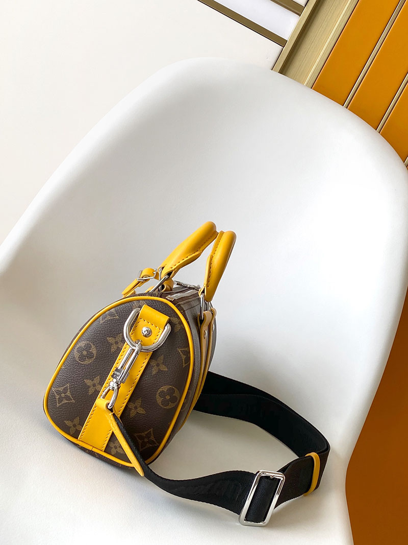 LOUIS VUITTON キーポル バンドリエール 25cm M12733 ボストンバッグ サフラン イエロー 超N品 - 画像 (9)
