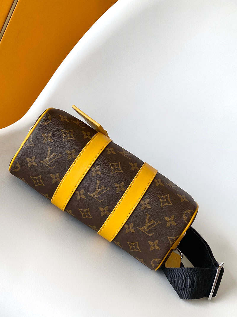 LOUIS VUITTON キーポル バンドリエール 25cm M12733 ボストンバッグ サフラン イエロー 超N品 - 画像 (7)