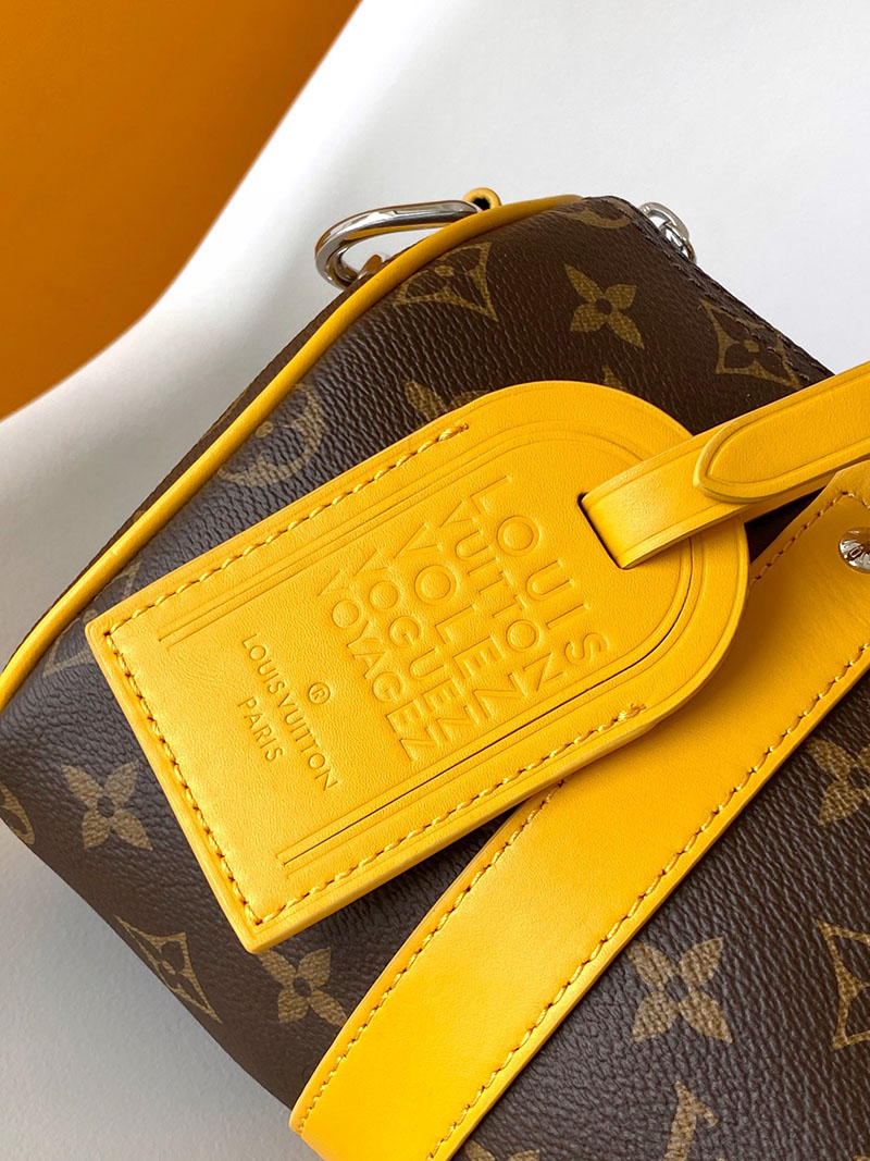 LOUIS VUITTON キーポル バンドリエール 25cm M12733 ボストンバッグ サフラン イエロー 超N品 - 画像 (6)