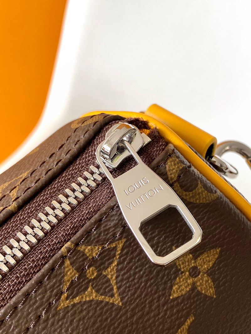 LOUIS VUITTON キーポル バンドリエール 25cm M12733 ボストンバッグ サフラン イエロー 超N品 - 画像 (5)