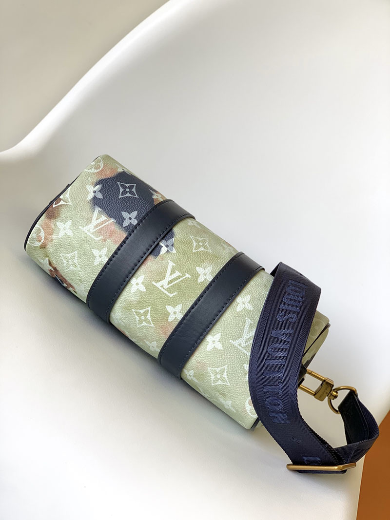 LOUIS VUITTON キーポル バンドリエール25 モノグラムインクブルー ハンドバッグ メンズ M46804 超N品 - 画像 (7)