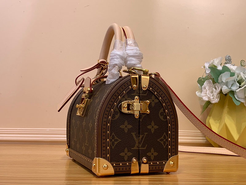 LOUIS VUITTON モノグラム スピーディ トランク 20 M11154 ルイヴィトン バッグ ブラウン 超N品 - 画像 (9)