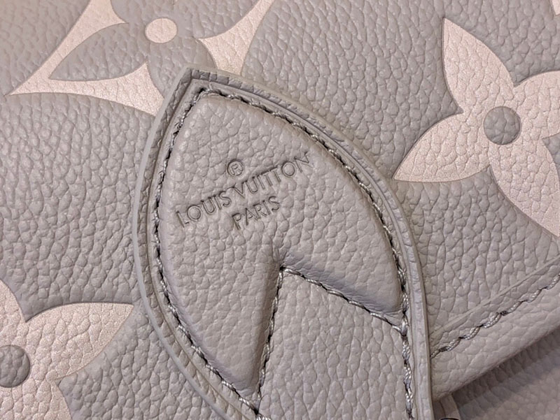 LOUIS VUITTON ディアヌ NM PM モノグラム・アンプラント ブリューム グレー/ホワイトクオーツ M14214 超N品 - 画像 (5)