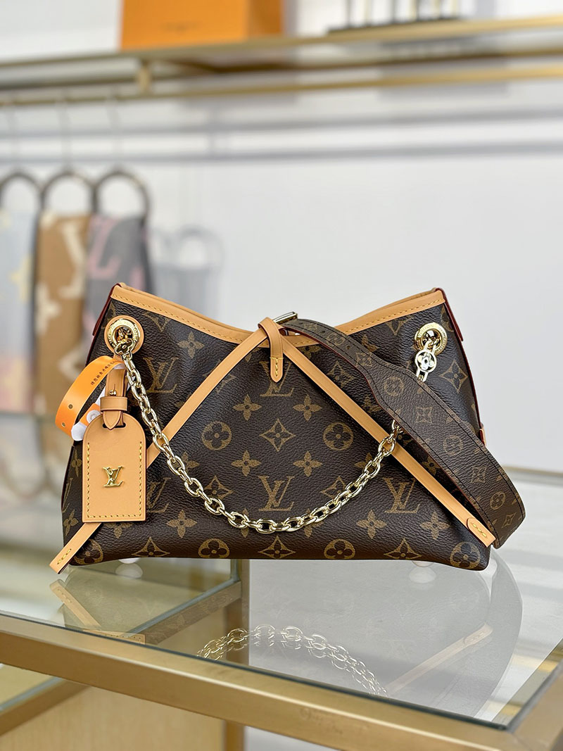 逸品 ルイヴィトン キャリーオールBB M13014 モノグラム ショルダーバッグ ブラウン ゴールド金具 レディース LOUIS VUITTON - 画像 (9)
