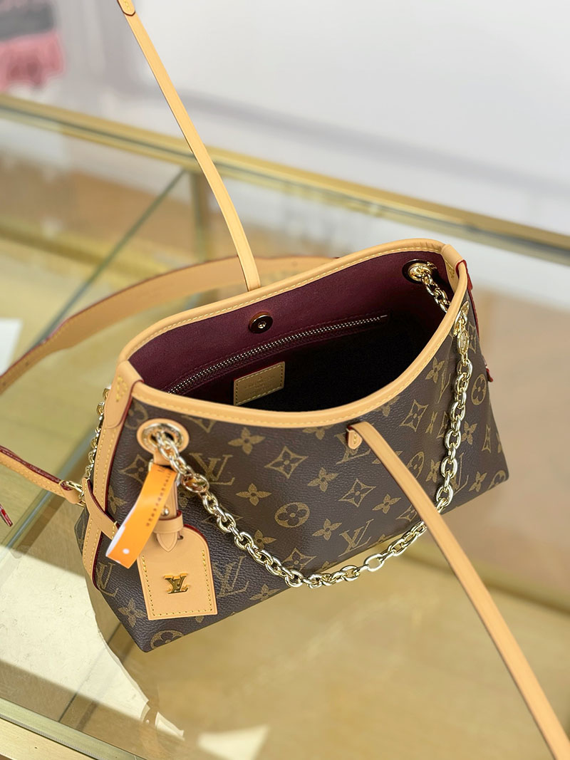逸品 ルイヴィトン キャリーオールBB M13014 モノグラム ショルダーバッグ ブラウン ゴールド金具 レディース LOUIS VUITTON - 画像 (7)