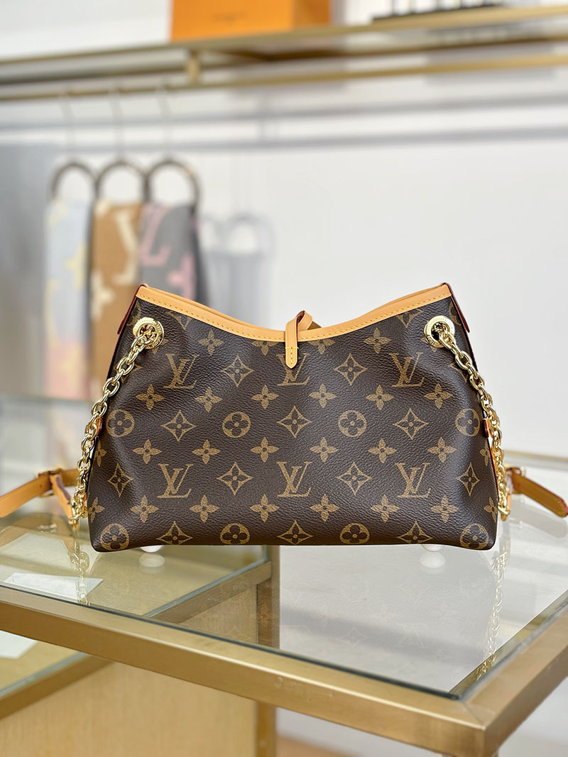 逸品 ルイヴィトン キャリーオールBB M13014 モノグラム ショルダーバッグ ブラウン ゴールド金具 レディース LOUIS VUITTON - 画像 (3)