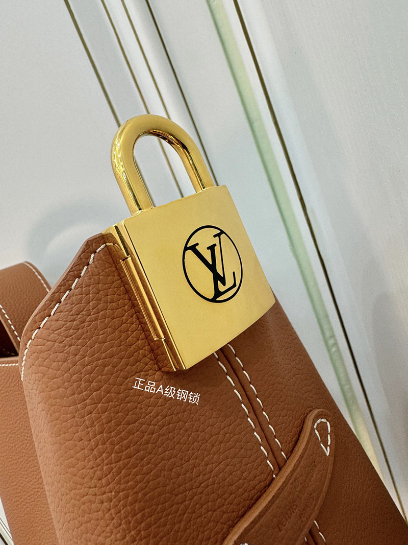 逸品 ルイヴィトン M25354 ロウキー・ホーボーPM ショルダーバッグ レザー コニャック LOUIS VUITTON - 画像 (4)