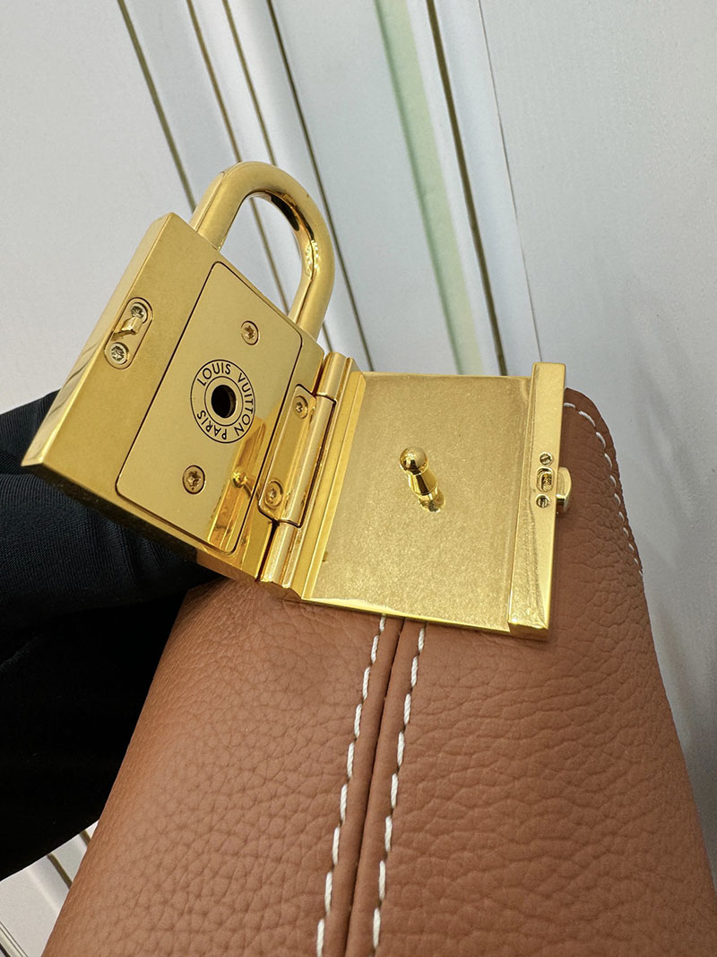 逸品 ルイヴィトン M25354 ロウキー・ホーボーPM ショルダーバッグ レザー コニャック LOUIS VUITTON - 画像 (3)