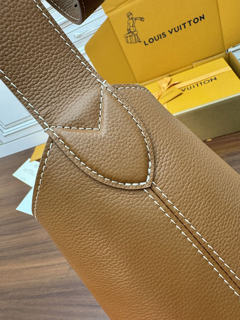 逸品 ルイヴィトン ロウキーホーボーMM M24974 グレインカーフレザー コニャック ゴールド金具 LOUIS VUITTON - 画像 (7)