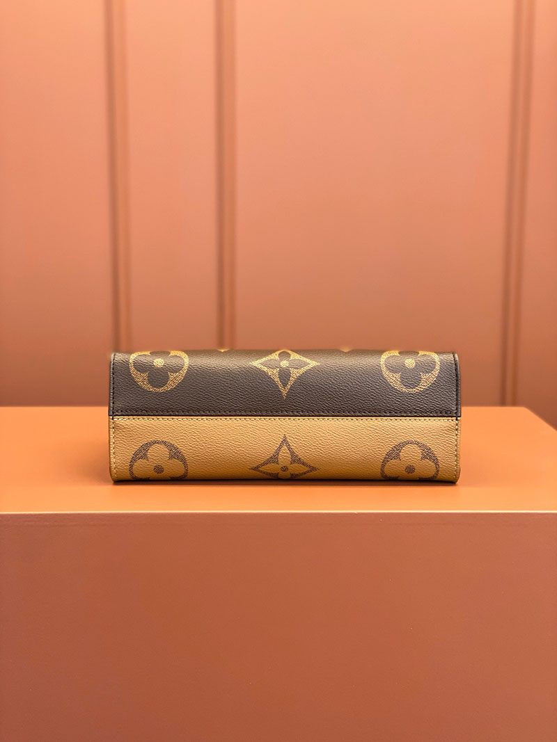 逸品 ルイヴィトン M46653 ハンドバッグ モノグラム オンザゴー EW ブラウン LOUIS VUITTON - 画像 (2)