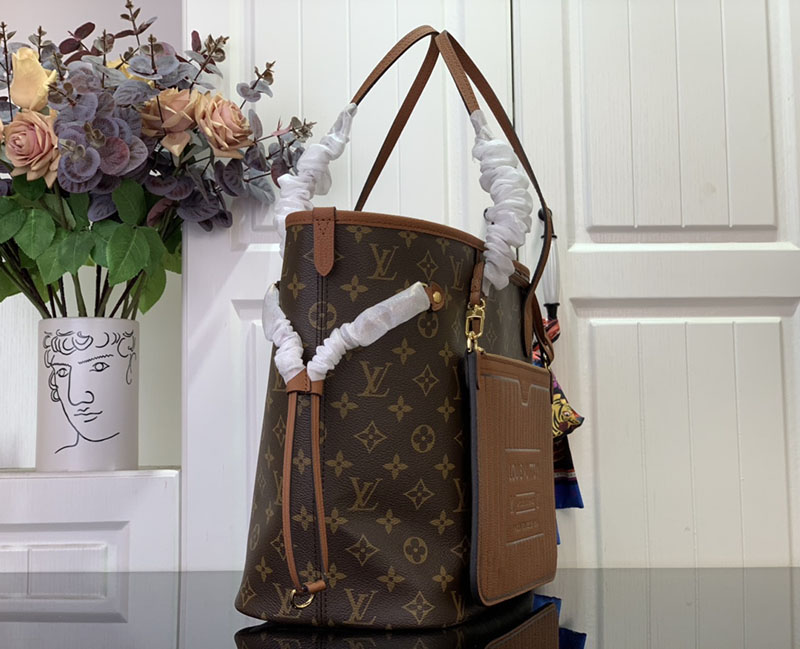LOUIS VUITTON モノグラム ネヴァーフル・インサイドアウト MM M12061 トートバッグ 超N品 - 画像 (9)