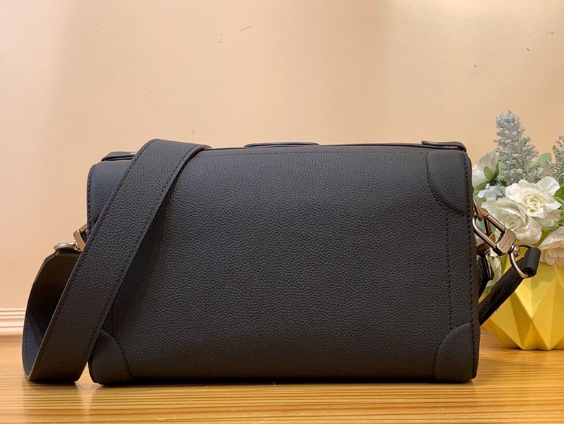 LOUIS VUITTON ハンドバッグ LV コロラド・カーフレザー ソウル・トランク EW M11615 2WAY 黒 ブラック - 画像 (8)