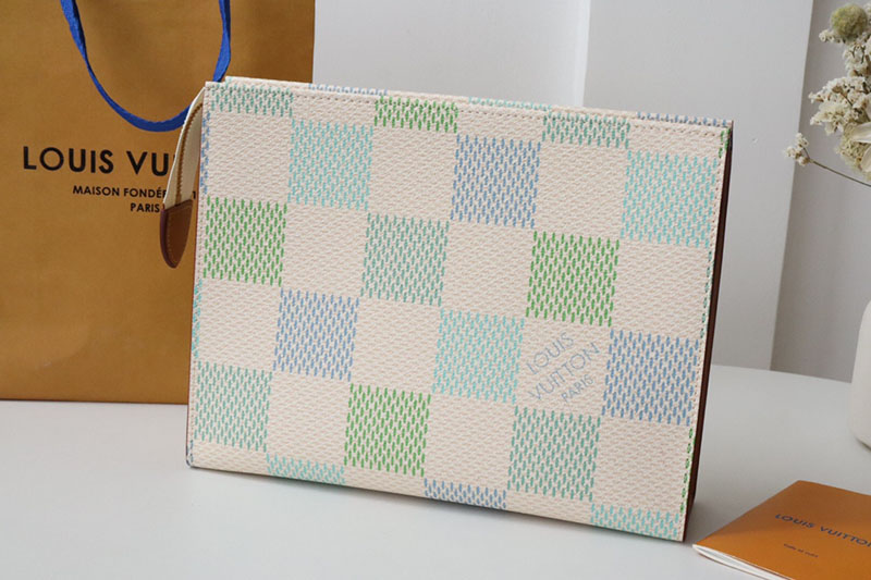 LOUIS VUITTON N47542 ポッシュ・トワレ ピスタチオ 超N品 ルイヴィトン ポーチバッグ レディース メンズ - 画像 (7)