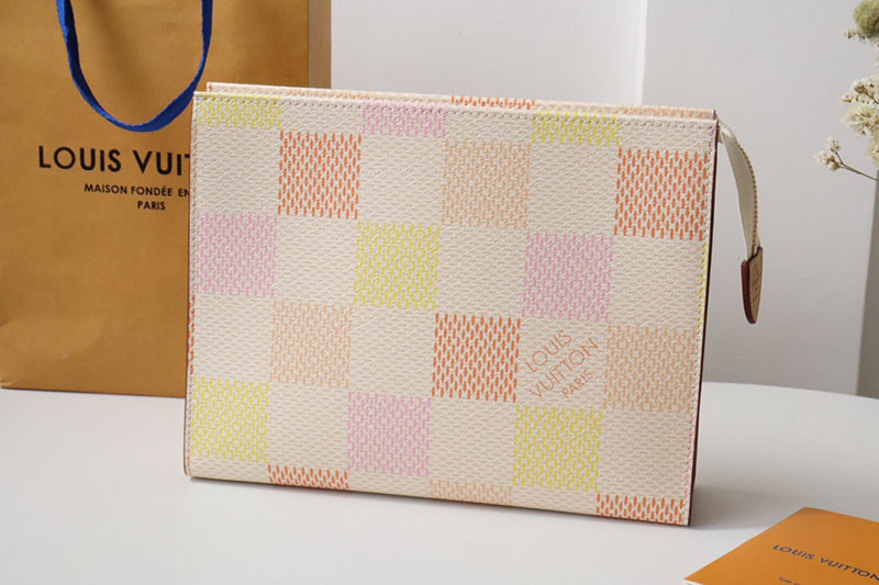 LOUIS VUITTON N40740 ポッシュ・トワレ ピーチ 超N品 ルイヴィトン ポーチバッグ レディース メンズ - 画像 (9)