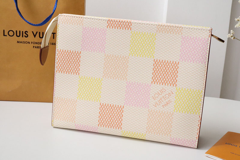 LOUIS VUITTON N40740 ポッシュ・トワレ ピーチ 超N品 ルイヴィトン ポーチバッグ レディース メンズ - 画像 (8)