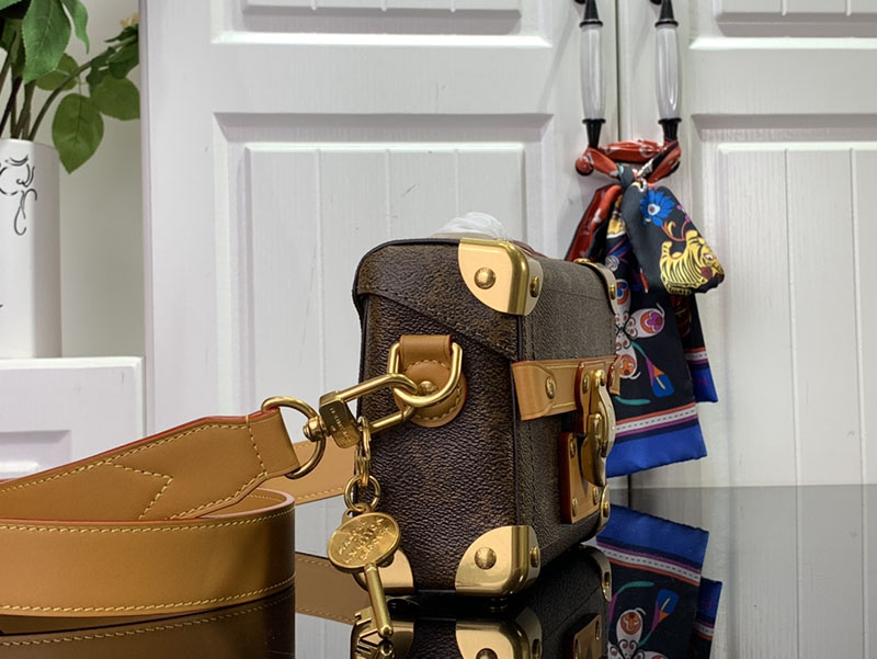 LOUIS VUITTON モノグラム ソウルトランク 2WAYショルダー ブラウン M11535 メンズ モノグラムダストキャンバス ハンドバッグ 超N品 - 画像 (9)