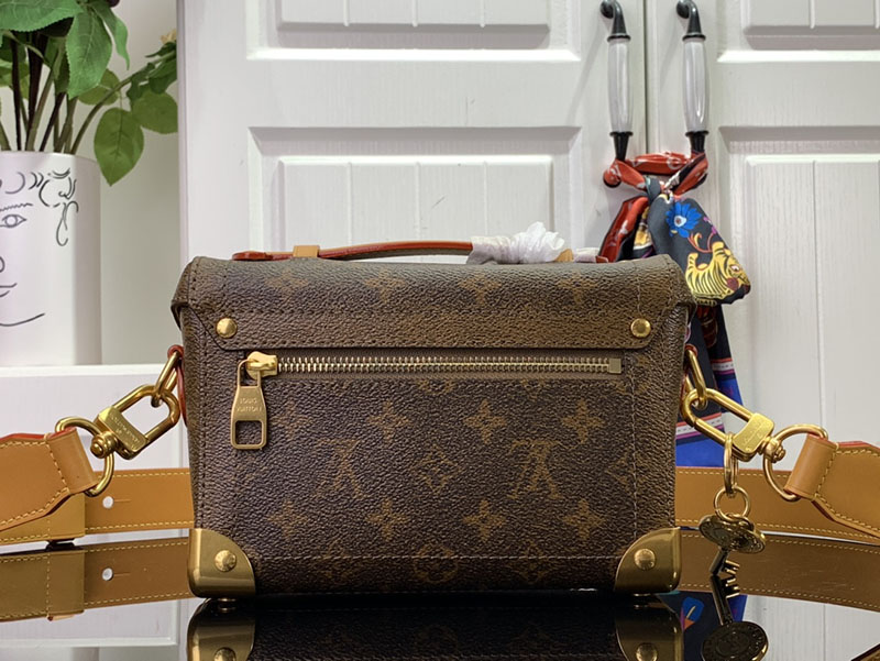 LOUIS VUITTON モノグラム ソウルトランク 2WAYショルダー ブラウン M11535 メンズ モノグラムダストキャンバス ハンドバッグ 超N品 - 画像 (8)