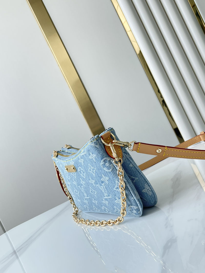LOUIS VUITTON M83532 ポシェット・リヴ 斜め掛け クラッチバッグ カバン モノグラムデニム ショルダーバッグ 超N品 - 画像 (6)