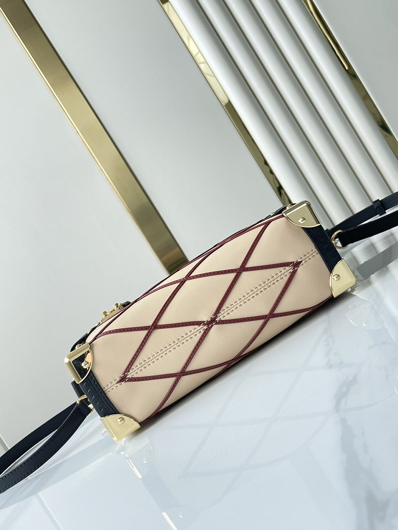 LOUIS VUITTON サイドトランク MM M24403 ベージュ/レッド 超N品 斜めがけバッグ レディース ルイヴィトンバッグ人気順 - 画像 (7)