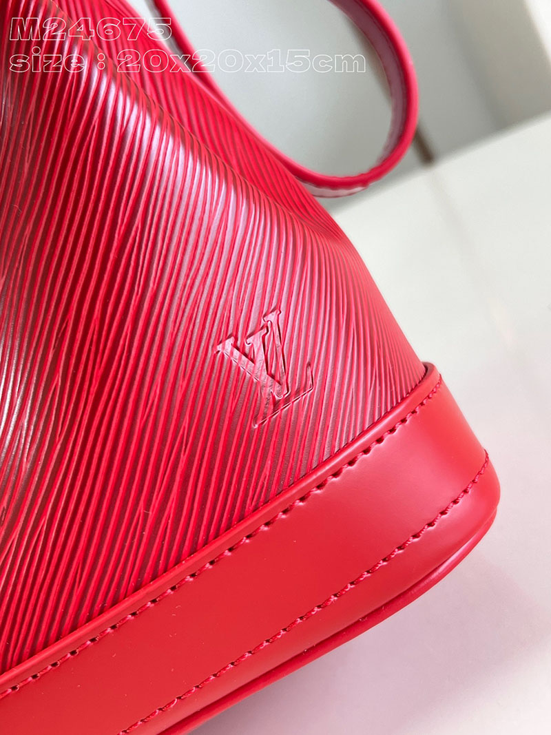 LOUIS VUITTON ノエ BB M24675 レッド 超N品 ルイヴィトン バケツバッグ 新品 - 画像 (9)