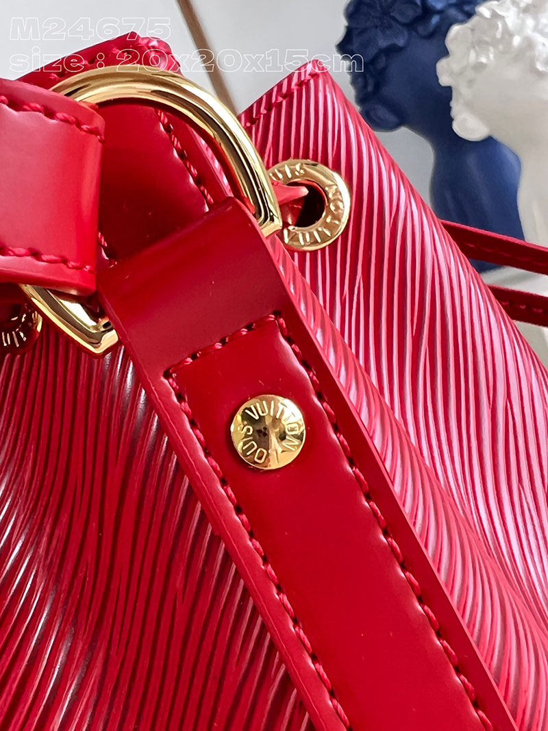 LOUIS VUITTON ノエ BB M24675 レッド 超N品 ルイヴィトン バケツバッグ 新品 - 画像 (6)