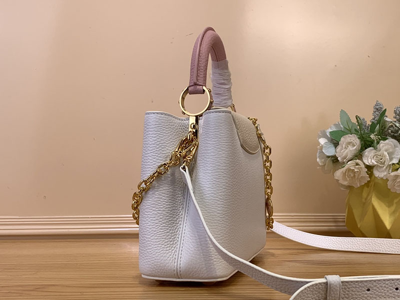 LOUIS VUITTON カプシーヌ BB M11343 ホワイト/ピンク レディース 2WAYバッグ 超N品 ルイヴィトン カプシーヌ 限定 - 画像 (9)