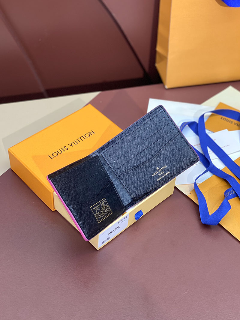 LOUIS VUITTON サーフィン モノグラム ポルトフォイユ スレンダー lv301793 ピンク 超N品 ルイヴィトン 財布 二つ折り 小銭入れあり - 画像 (7)