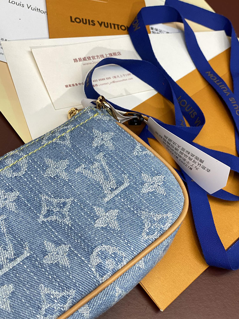 ルイヴィトン アウトレット 店舗 LOUIS VUITTON ミニ・ポシェット・アクセソワール lv301797 超N品 ヴィトン デニム バッグ 新作 - 画像 (4)