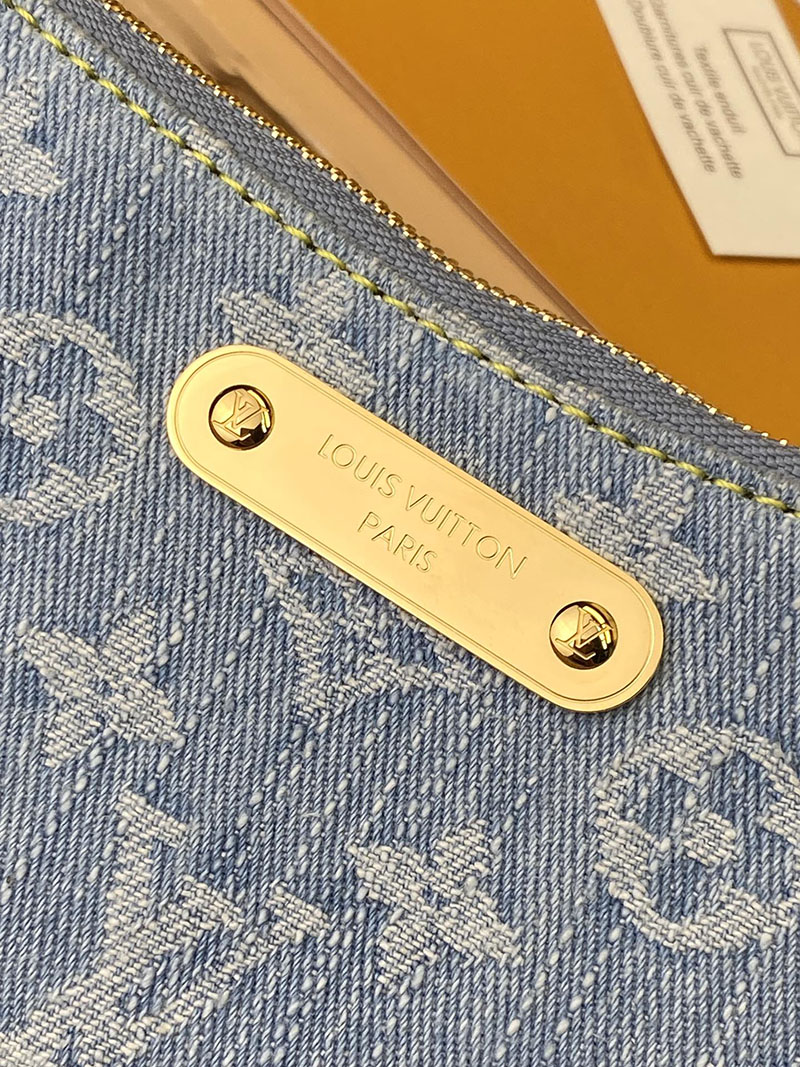 ルイヴィトン アウトレット 店舗 LOUIS VUITTON ポシェット・リヴ ショルダーバッグ モノグラムデニム M83532 - 画像 (4)