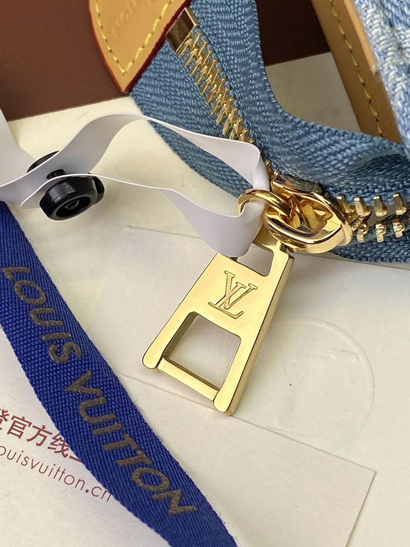 ルイヴィトン アウトレット 店舗 LOUIS VUITTON モノグラム デニム ポシェット トワレット26 lv301800 超N品 ヴィトン デニム バッグ 新作 - 画像 (2)