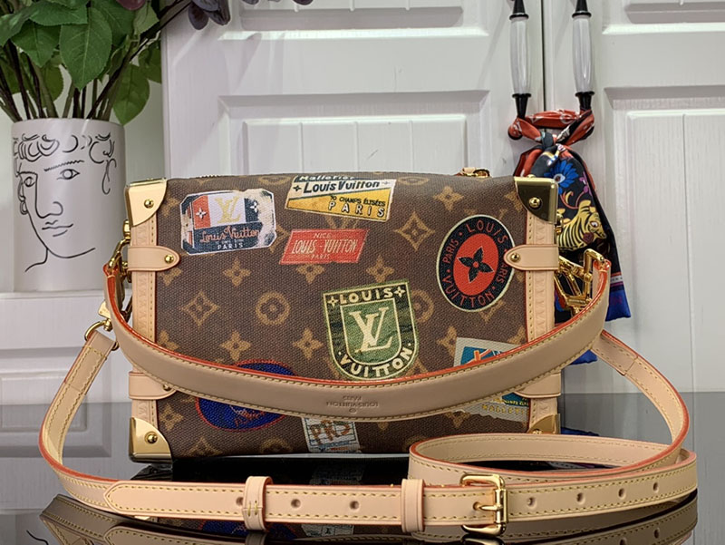 LOUIS VUITTON M47085 サイドトランクMM カバン 斜め掛け 3WAYバッグ フライトモード ショルダーバッグ 超N品 - 画像 (8)