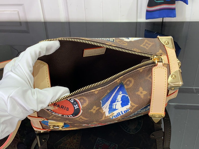 LOUIS VUITTON M47085 サイドトランクMM カバン 斜め掛け 3WAYバッグ フライトモード ショルダーバッグ 超N品 - 画像 (3)