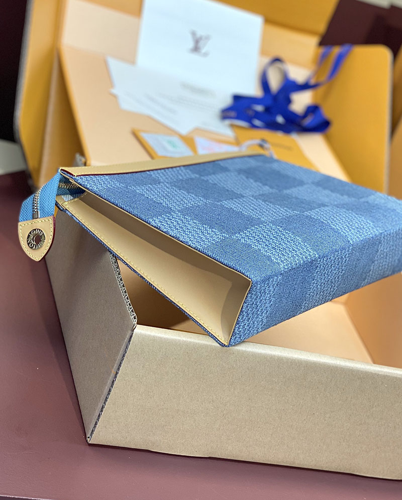 ルイヴィトン アウトレット 店舗 LOUIS VUITTON ポシェット・ヴォワヤージュ MM lv301814 ルイヴィトン モノグラムデニム バッグ - 画像 (7)