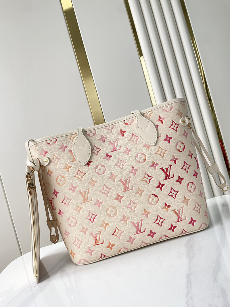 ルイヴィトン アウトレット 店舗 LOUIS VUITTON M47080 モノグラムアンプラント ネヴァーフル MM ショルダーバッグ 肩掛け ポーチ付き トートバッグ - 画像 (8)