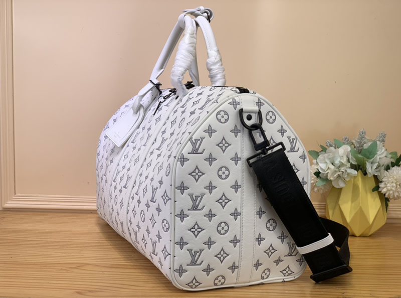 ルイヴィトン アウトレット 店舗 LOUIS VUITTON キーポル・バンドリエール 50 ブロン モノグラム・シャドウ M24954 キーポル50 メンズ - 画像 (9)