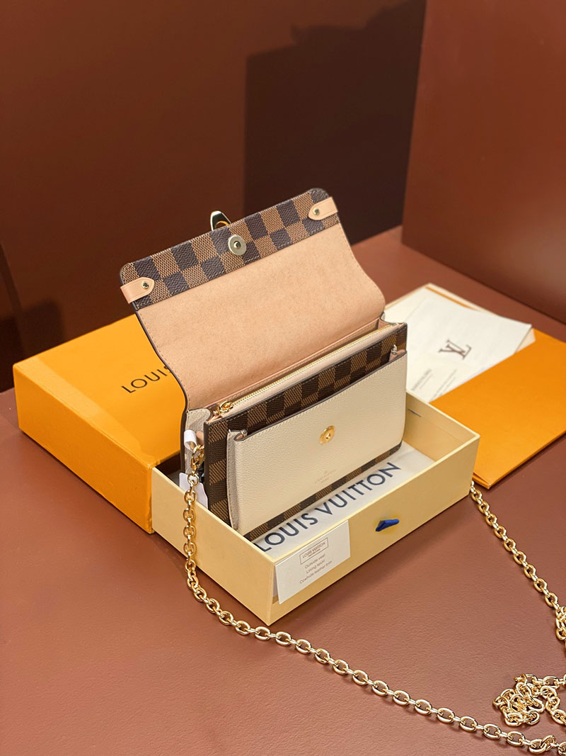 ルイヴィトン アウトレット 店舗 LOUIS VUITTON ダミエ ポルトフォイユ・ヴァヴァンチェーン N60237 ルイヴィトン ミニバッグ 安い - 画像 (6)