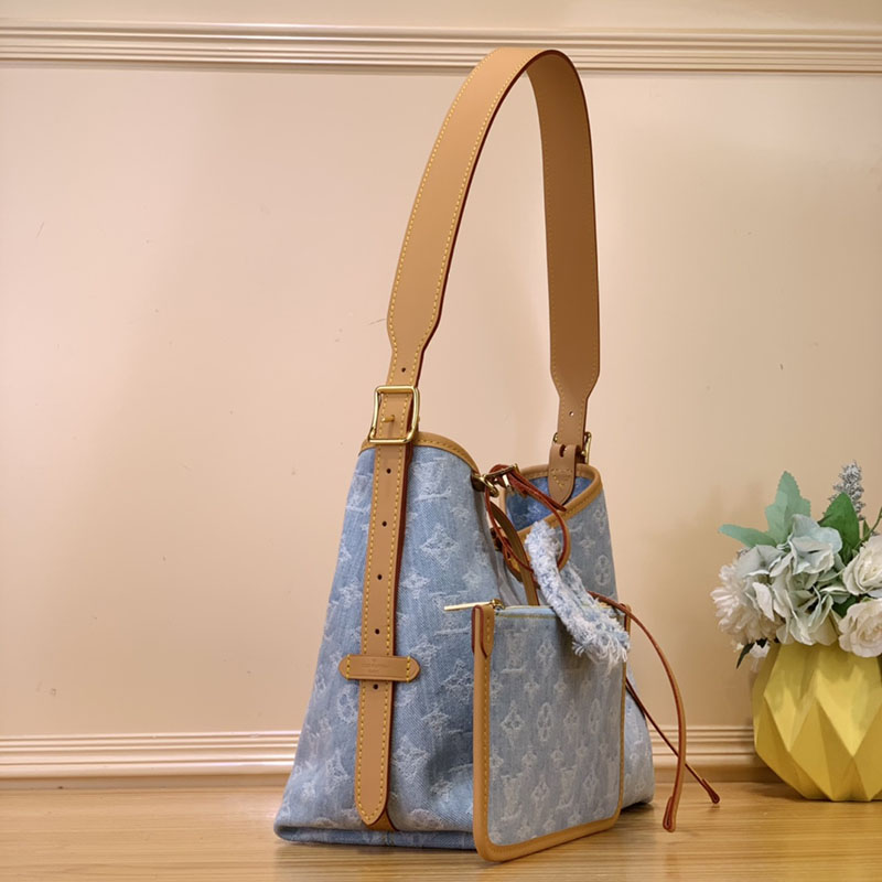 ルイヴィトン アウトレット 店舗 LOUIS VUITTON モノグラム・デニム キャリーオール NM PM M11462 ヴィトン デニム レディース - 画像 (8)