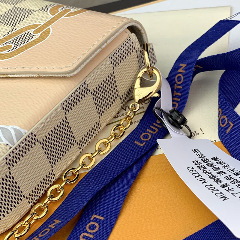 ルイヴィトン アウトレット 店舗 LOUIS VUITTON ポシェット・フェリシー N40466 ルイヴィトンダミエ斜めがけショルダーバッグ - 画像 (3)