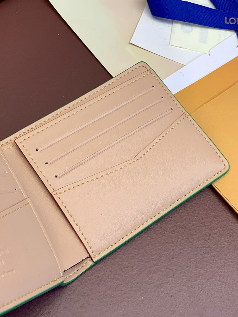 ルイヴィトン アウトレット 店舗 LOUIS VUITTON ポルトフォイユ・スレンダー ダミエ・ゴルフ N40636 ミニ財布 - 画像 (5)