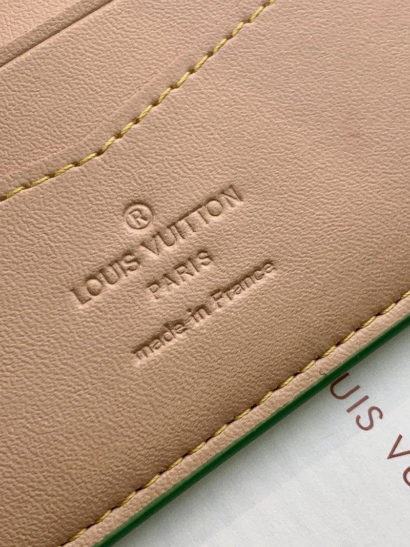 ルイヴィトン アウトレット 店舗 LOUIS VUITTON ポルトフォイユ・スレンダー ダミエ・ゴルフ N40636 ミニ財布 - 画像 (3)
