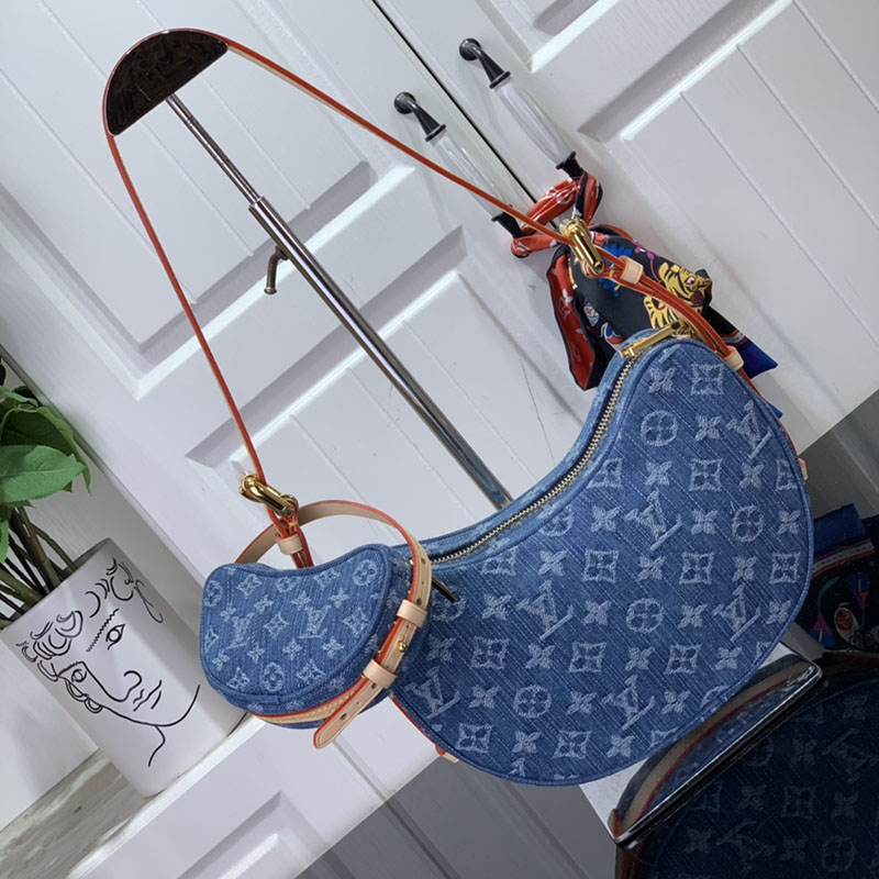 ルイヴィトン アウトレット 店舗 LOUIS VUITTON LVリミックス クロワッサン モノグラム GOTS M46856 モノグラム・デニム - 画像 (8)