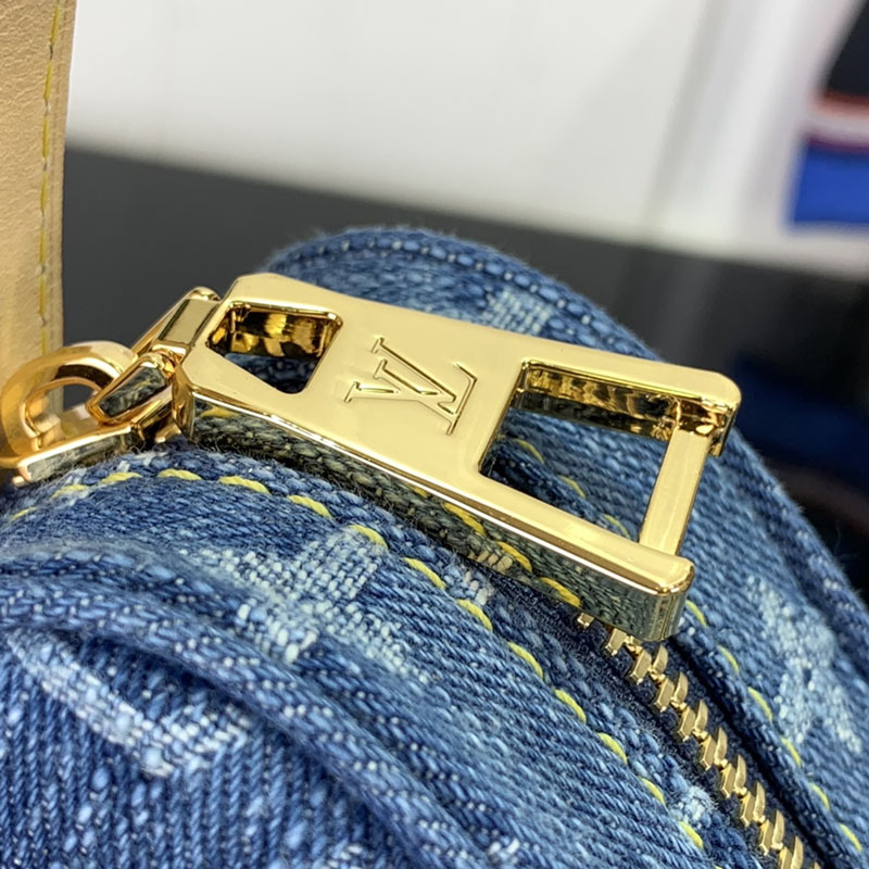 ルイヴィトン アウトレット 店舗 LOUIS VUITTON LVリミックス クロワッサン モノグラム GOTS M46856 モノグラム・デニム - 画像 (5)