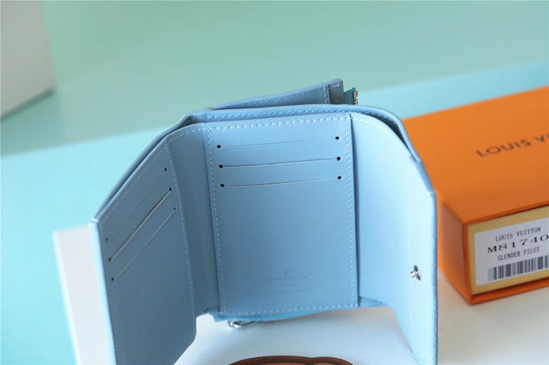 ルイヴィトン アウトレット 店舗 LOUIS VUITTON LV AEROGRAM ポルトフォイユ・パイロット スカイ lv302010 ヴィトン ミニ財布 人気 - 画像 (3)