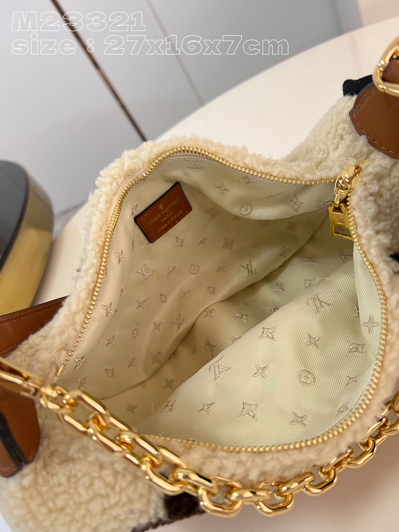 ルイヴィトン並行輸入品 LOUIS VUITTON LV SKI オーバー ザ ムーン クレーム シアリング M23321 ルイヴィトン 新作バッグ 2026 - 画像 (2)