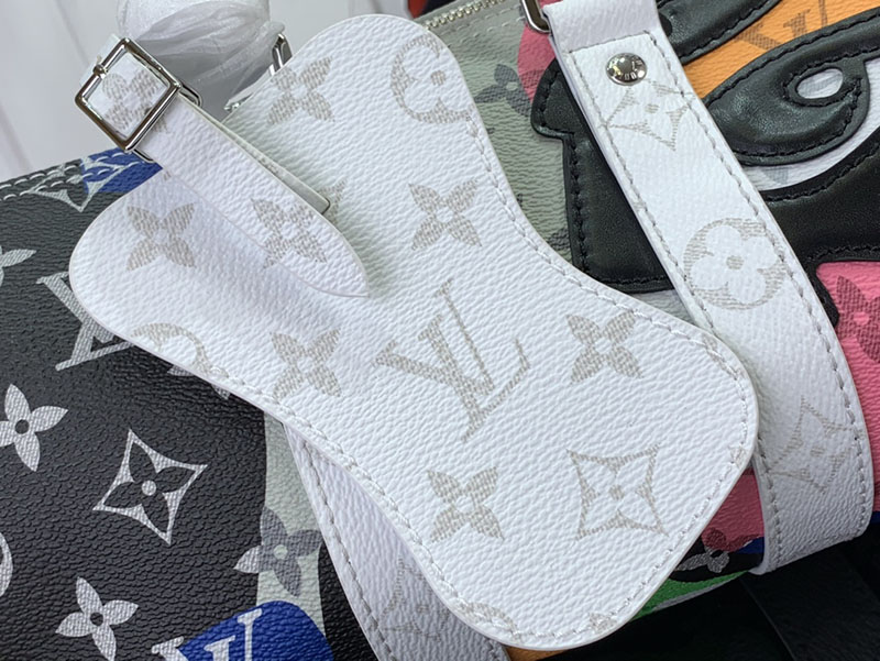 ルイヴィトン並行輸入品 LOUIS VUITTON キーポルバンドリエール25 マルチカラー モノグラム M46701 ルイヴィトン キーポル25 - 画像 (6)