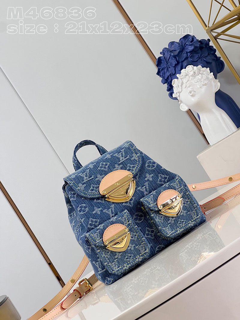 ルイヴィトン リュック デニム